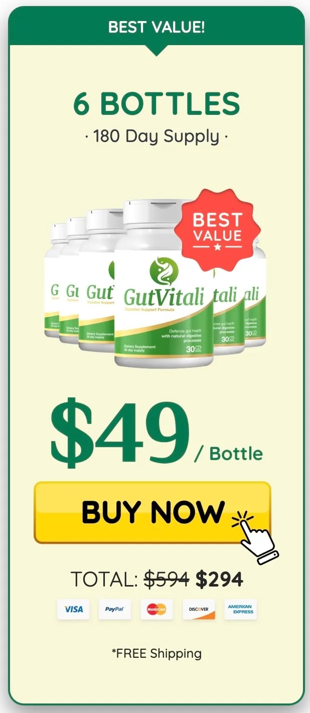 GutVitali 6 bottle pack